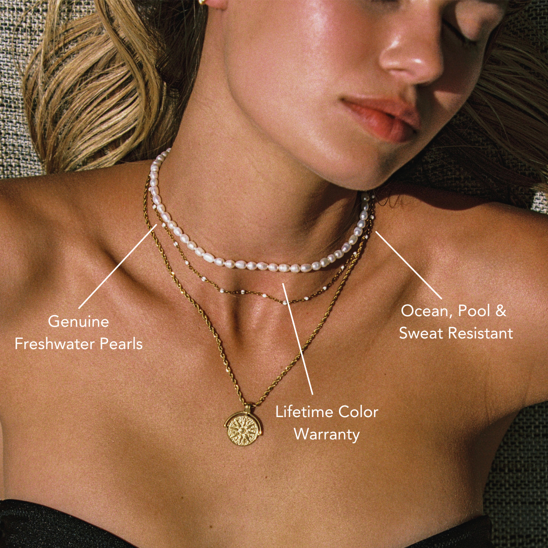 Freshwater Pearl Choker, 6 mm, 36–42 cm