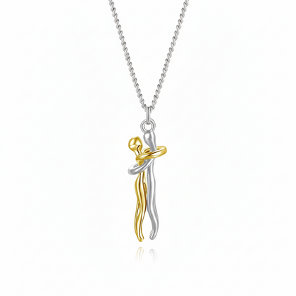 Two Embrace Necklaces and Hug Ring Set