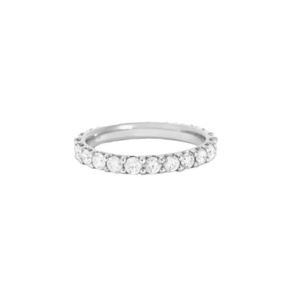 Clear Detail Tennis Band Ring