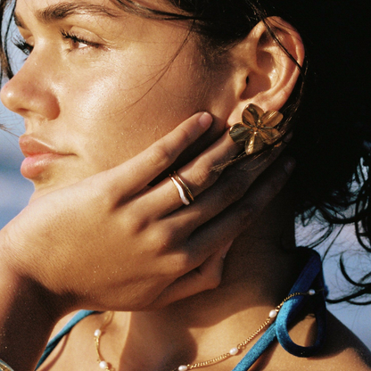 Openwork Double Wave Band Ring — Sirocco