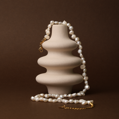 Irregular Freshwater Pearl Choker, 36–41 cm — Sunseeker