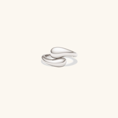 Adjustable Sculpted Open Ring — Cora