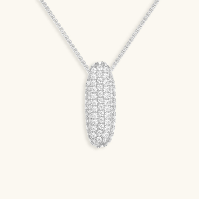 Bubble Initial Crystal Necklace, A–Z, 18 in