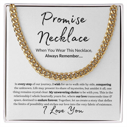 Cuban Link Gift Necklace, 5 mm — Promise
