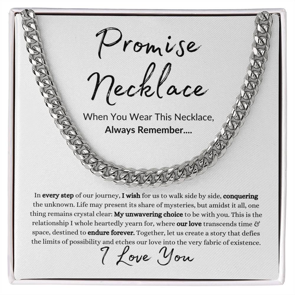 Cuban Link Gift Necklace, 5 mm — Promise