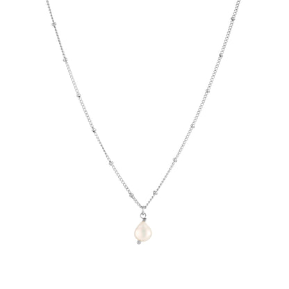 Baroque Freshwater Pearl Pendant Necklace, 8 mm
