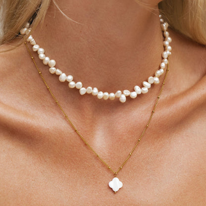 Irregular Freshwater Pearl Choker, 36–41 cm — Sunseeker