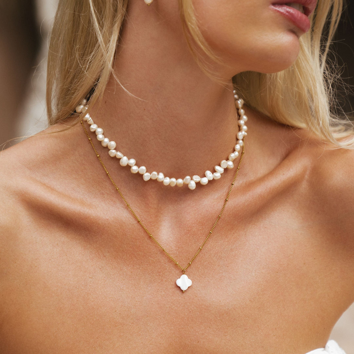Irregular Freshwater Pearl Choker, 36–41 cm — Sunseeker