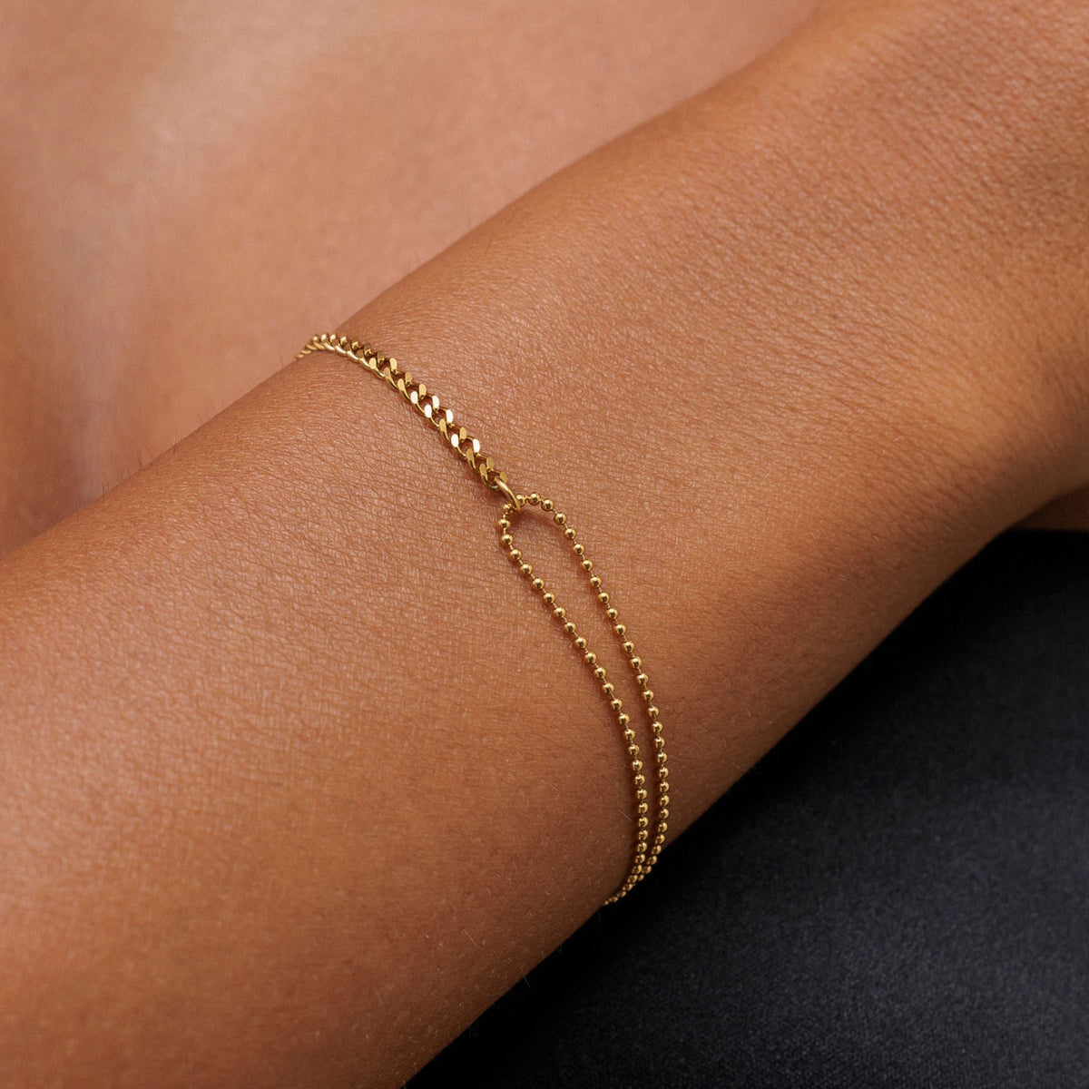 Split Chain Bracelet, 16 cm — Double Trouble
