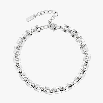 Link Chain Bracelet, 5.6 mm, Stainless Steel