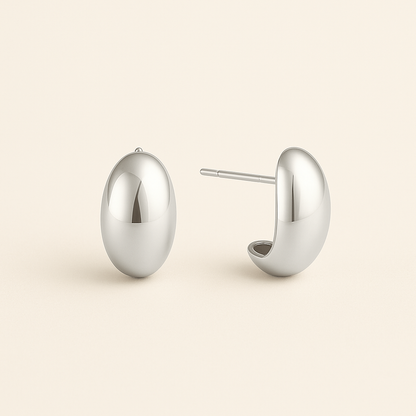 Smooth Dome Stud Earrings — Celeste