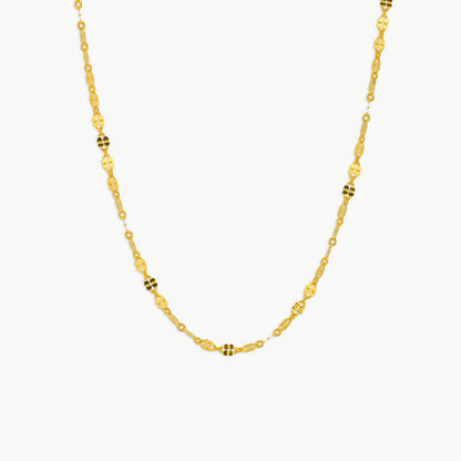 Fine Metal Station Choker, 39 cm — Dainty