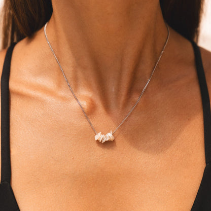 Freshwater Pearl Cluster Necklace — Isle