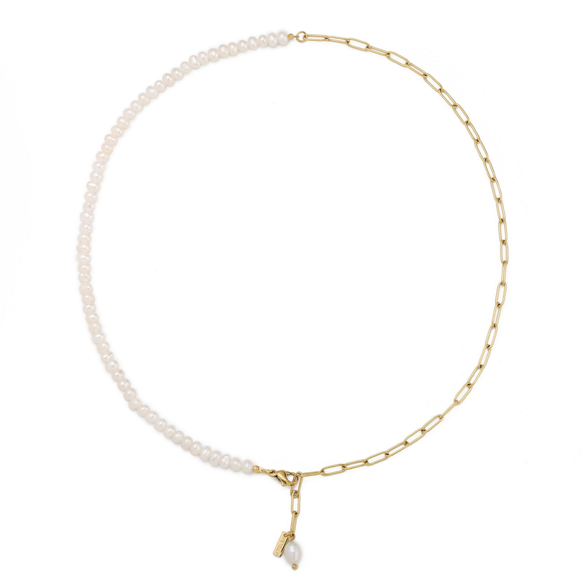 Freshwater Pearl Double-Wrap Anklet — La Plage