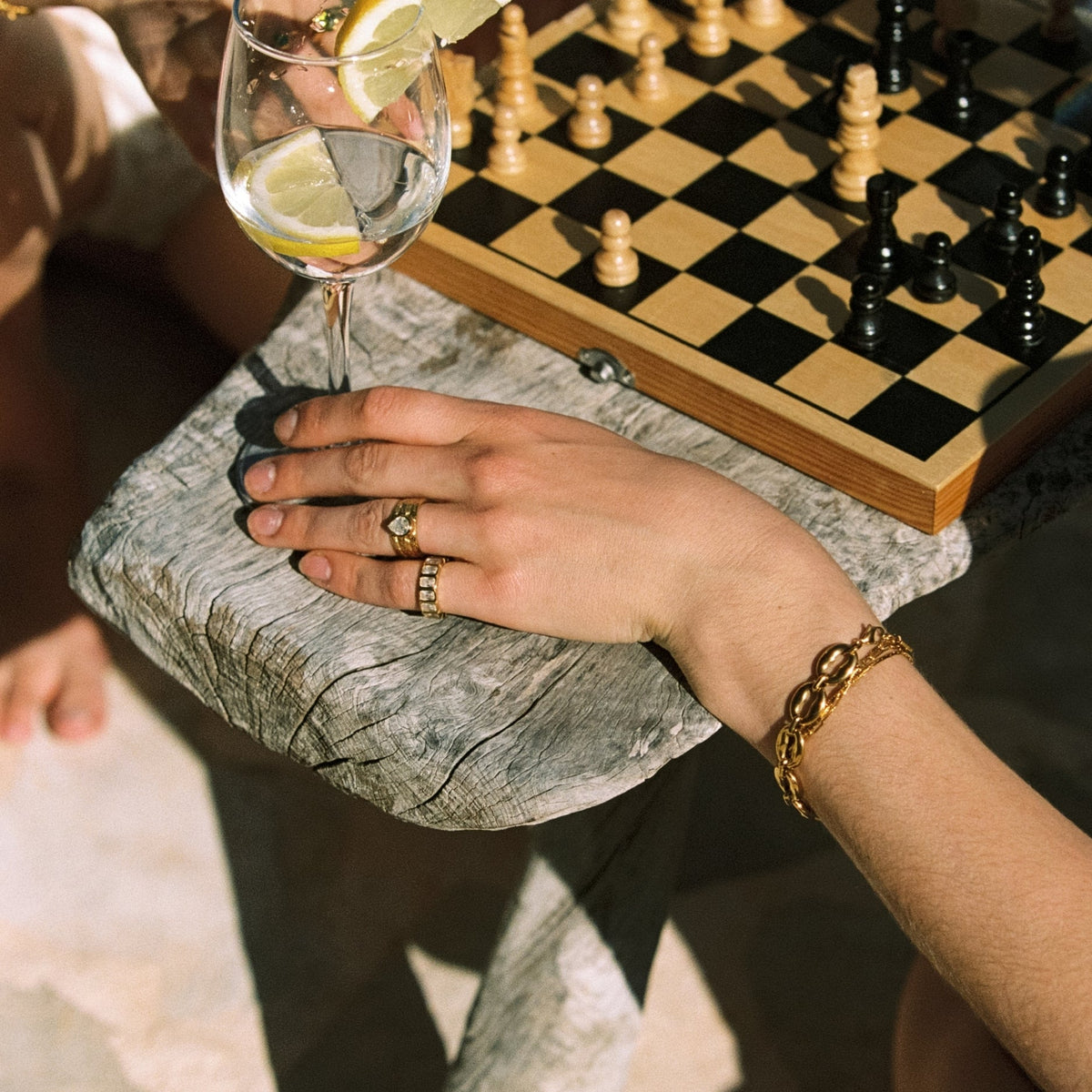 White Zircon Eternity Ring, 6.4 mm — Formentera