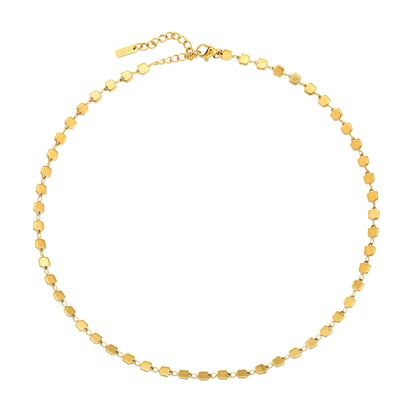 Round Disc Chain Choker, 39 cm — Ilios