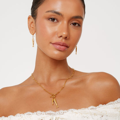 Two Fish Pendant Necklace, 45 cm — Cala