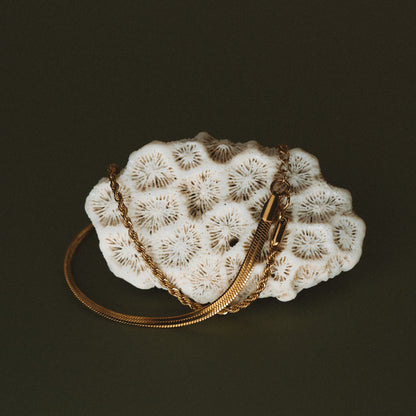 Herringbone and Rope Layered Bracelet — Ios