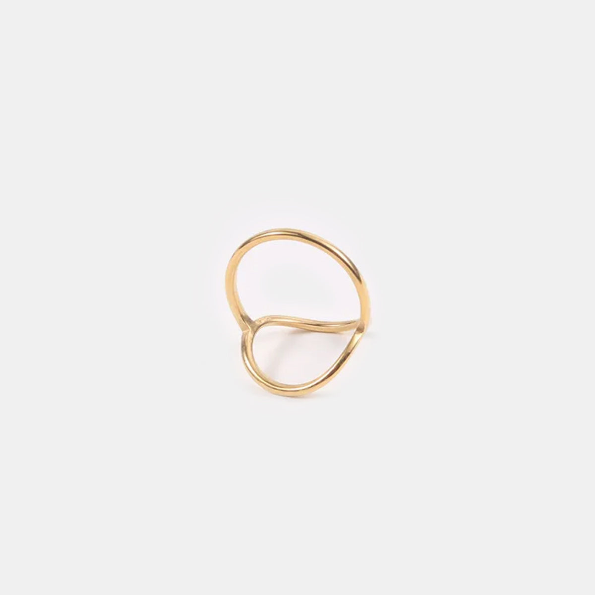 Open Oval Outline Ring — Bahia