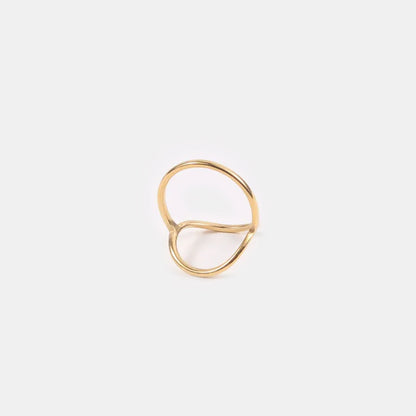 Open Oval Outline Ring — Bahia