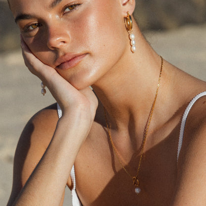 Freshwater Pearl Toggle Necklace, 45 cm — La Isla