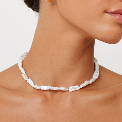 Freshwater Pearl Choker, 38 cm — Sunkissed