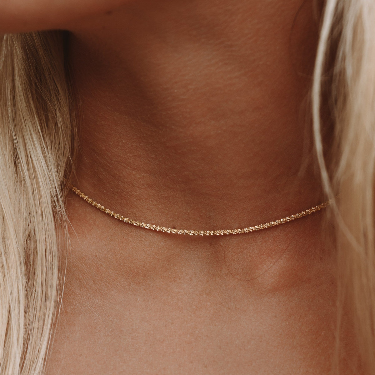 Fine Link Chain Necklace, 1.8 mm × 39 cm — Piana