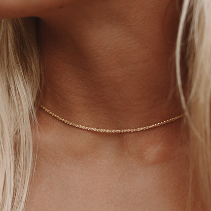 Fine Link Chain Necklace, 1.8 mm × 39 cm — Piana