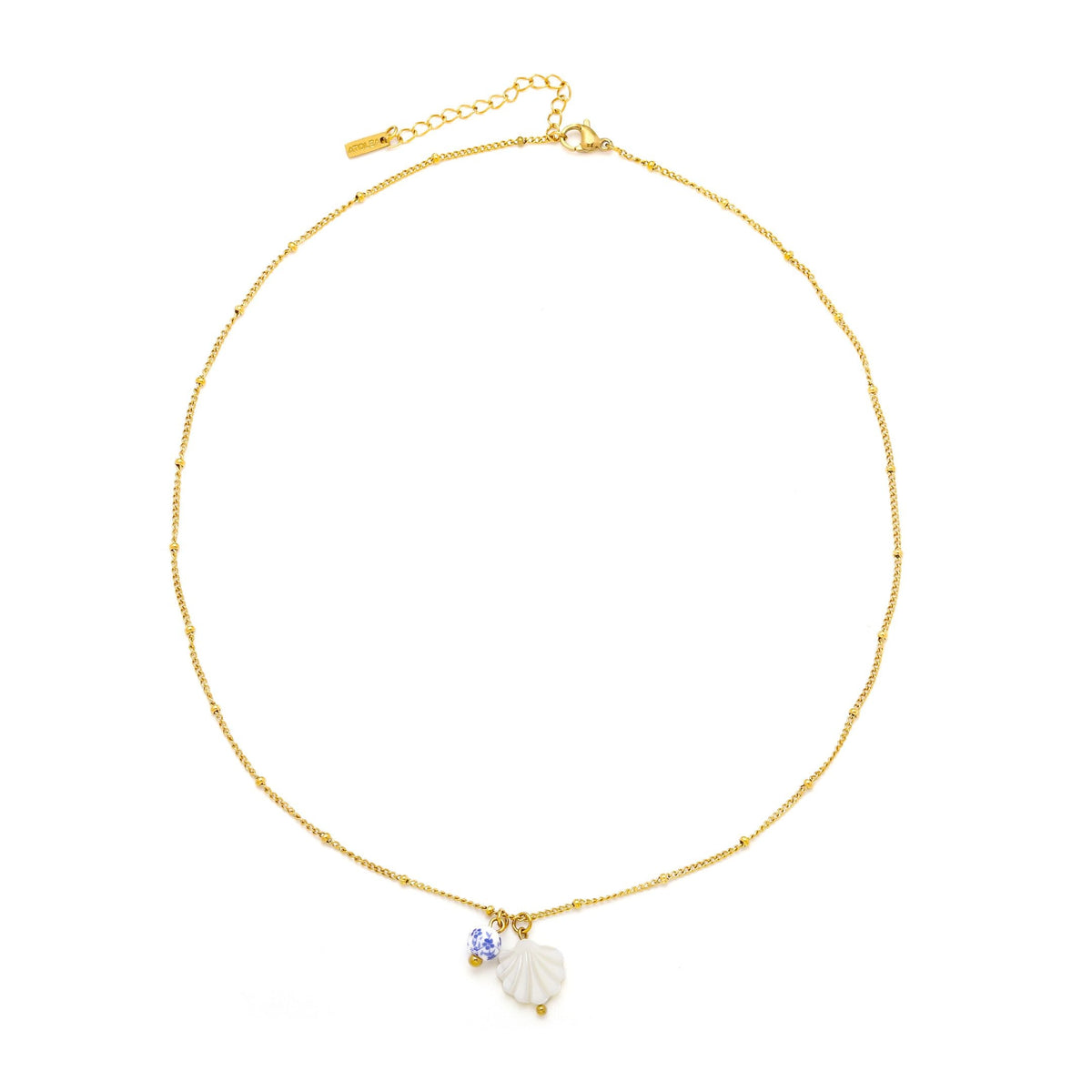 Mother-of-Pearl Shell Necklace — Santorini