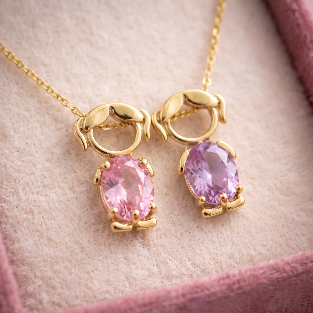 Two Forever Mine Necklaces and Ring Set