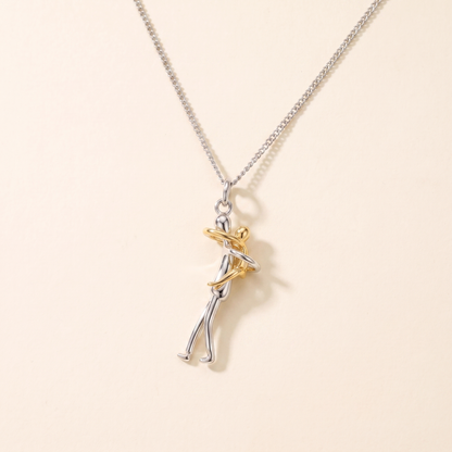 Forever Mine and Embrace Necklace Ring Set