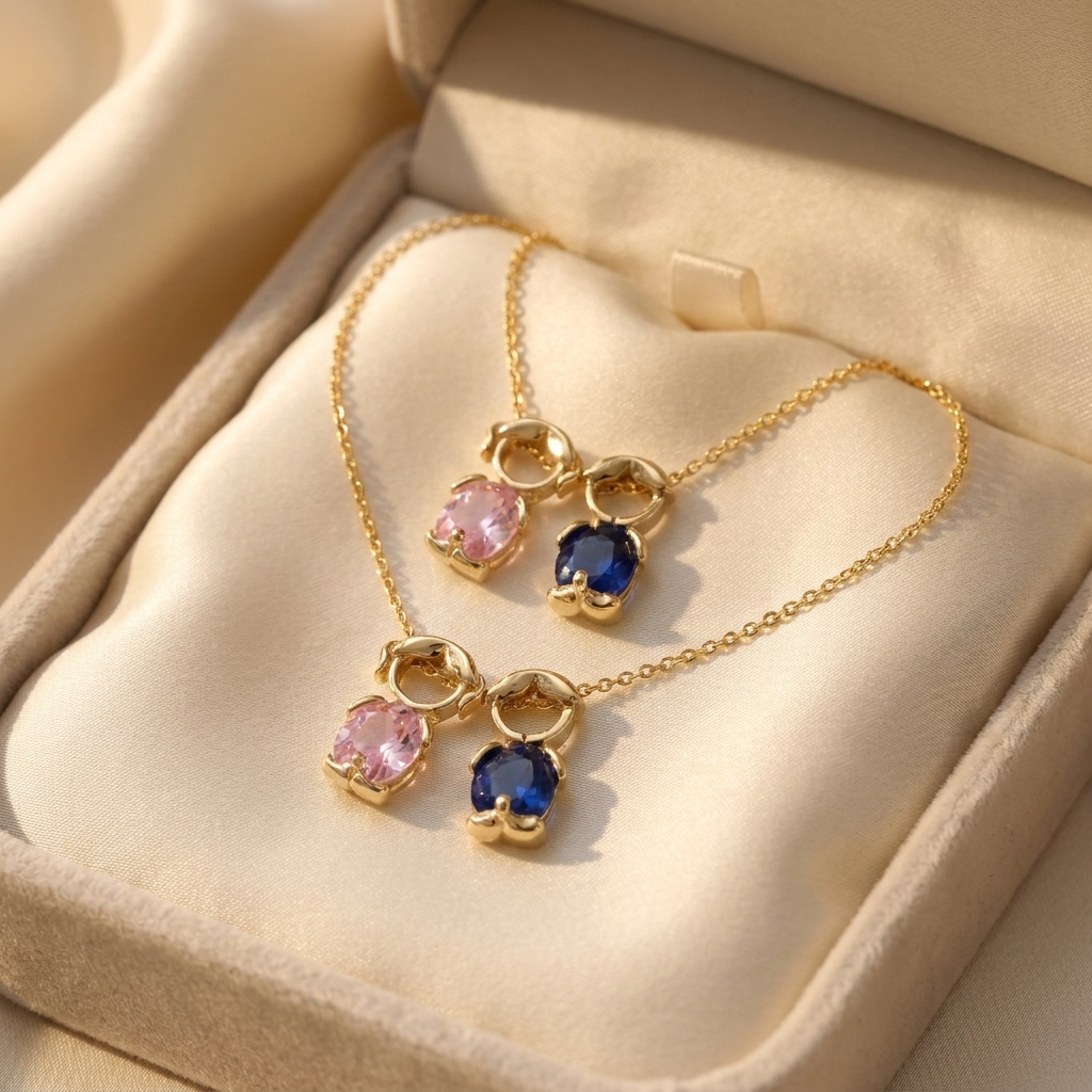 Two Forever Mine Necklaces and Ring Set