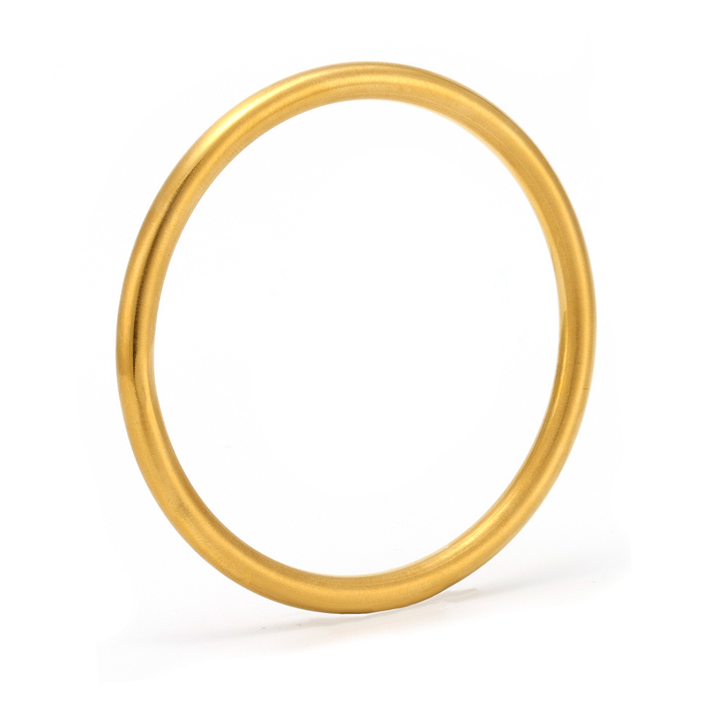 Smooth Rounded Bangle — Aurora Classic
