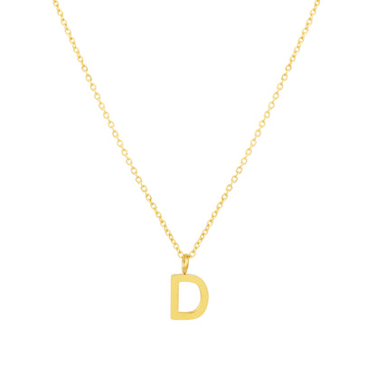 Initial Letter Pendant Necklace, A–Z, 45 cm