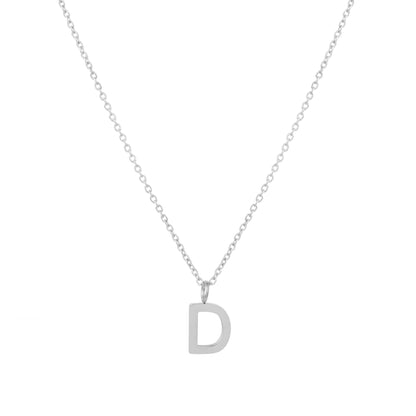 Initial Letter Pendant Necklace, A–Z, 45 cm