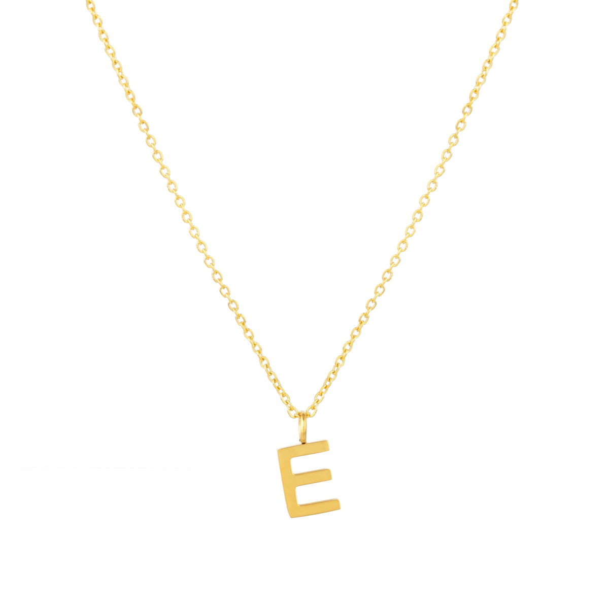 Initial Letter Pendant Necklace, A–Z, 45 cm
