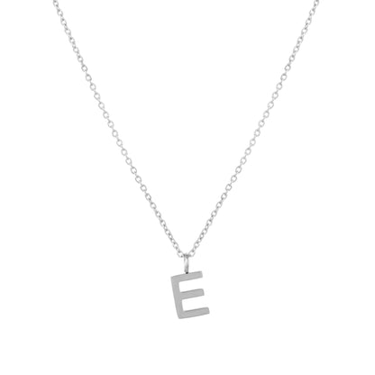 Initial Letter Pendant Necklace, A–Z, 45 cm