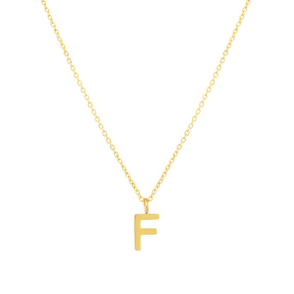 Initial Letter Pendant Necklace, A–Z, 45 cm