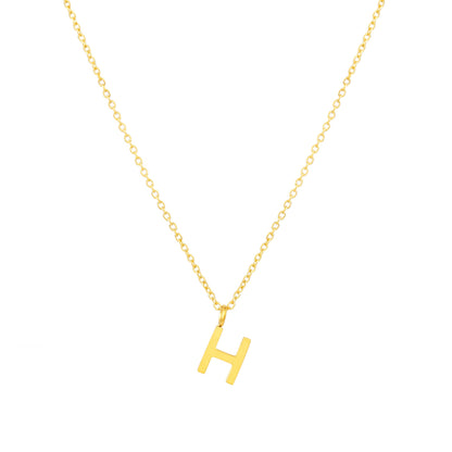 Initial Letter Pendant Necklace, A–Z, 45 cm