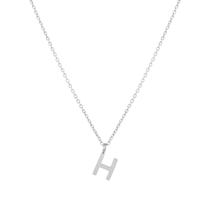 Initial Letter Pendant Necklace, A–Z, 45 cm