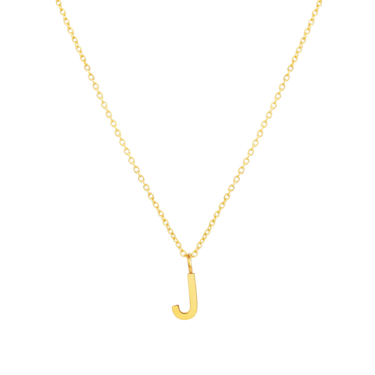 Initial Letter Pendant Necklace, A–Z, 45 cm