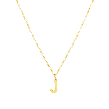Initial Letter Pendant Necklace, A–Z, 45 cm