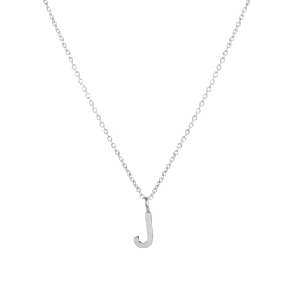 Initial Letter Pendant Necklace, A–Z, 45 cm