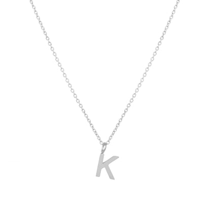 Initial Letter Pendant Necklace, A–Z, 45 cm