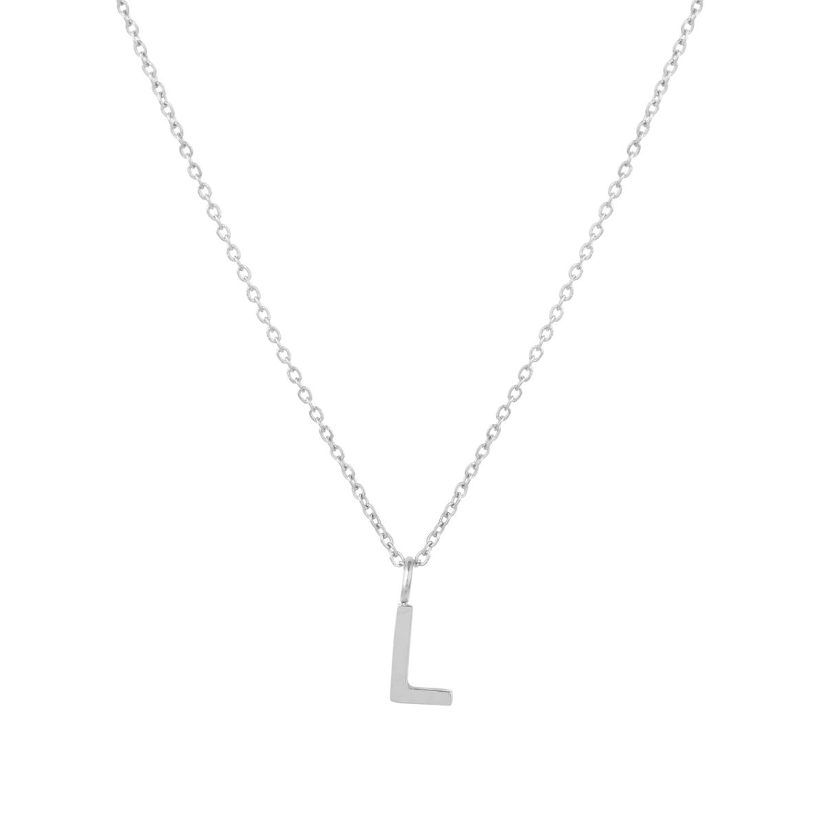 Initial Letter Pendant Necklace, A–Z, 45 cm