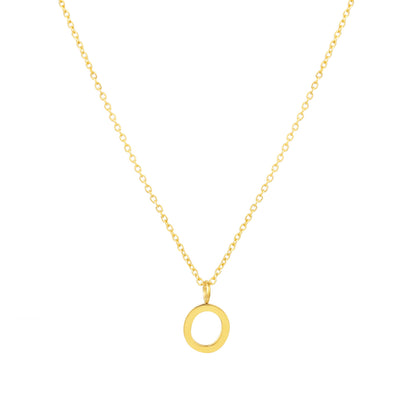 Initial Letter Pendant Necklace, A–Z, 45 cm