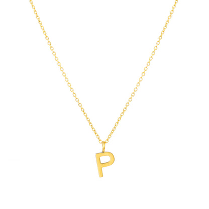 Initial Letter Pendant Necklace, A–Z, 45 cm