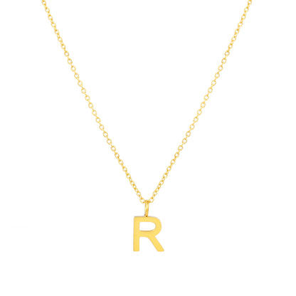 Initial Letter Pendant Necklace, A–Z, 45 cm