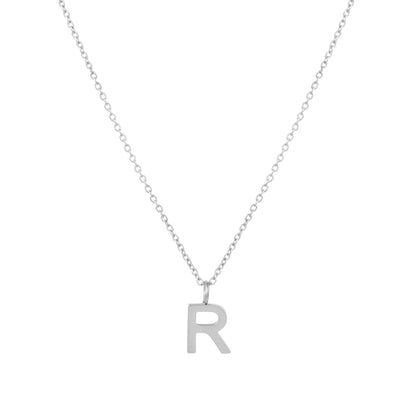 Initial Letter Pendant Necklace, A–Z, 45 cm