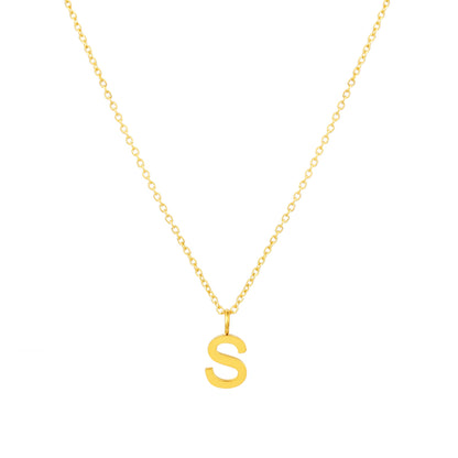 Initial Letter Pendant Necklace, A–Z, 45 cm